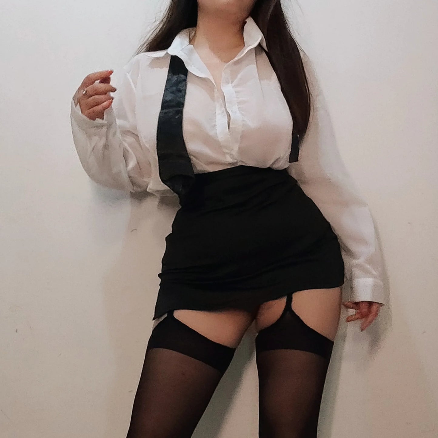 Plus Size Miss Secretary Costume Women Teacher Cosplay Mini Skirt Office Uniform Role Play Lingerie Couple Sex Game Nightwear A5