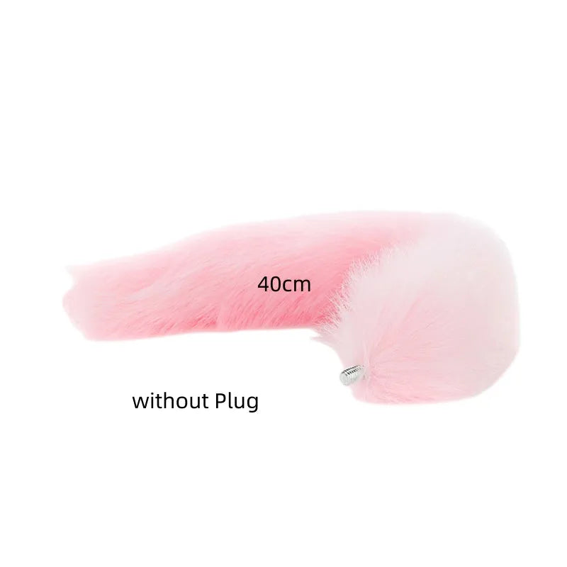 Sexy Cute Fox Rabbit Tail Anal Sex Toys with Separable Silicone Butt Plug for  Men Women Cosplay Anal Trainer Exotic Products