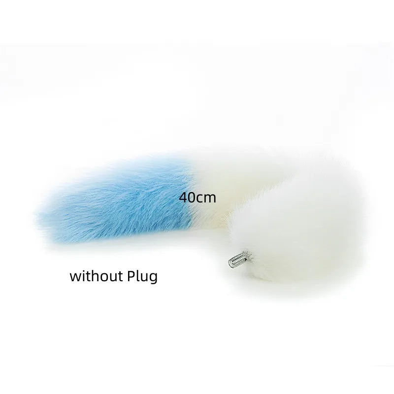 Sexy Cute Fox Rabbit Tail Anal Sex Toys with Separable Silicone Butt Plug for  Men Women Cosplay Anal Trainer Exotic Products