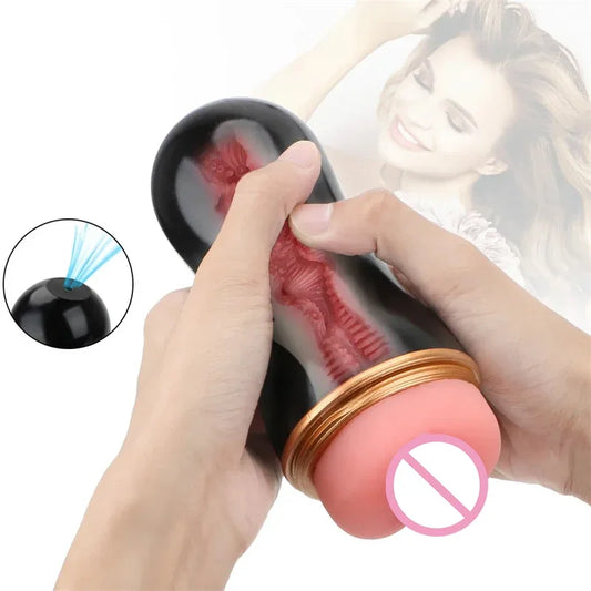 Auto Suck Masturbation Doll Artificial Vagina Anal Sex Toy Masterbate Electric Vaginass For Men Large Male Mastuburator Toys