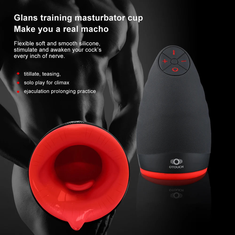 OTOUCH Masturbators for Men Sex Toys Silicone Automatic Heated Artificial Vagina Vibrator Men Masturbation Toy Sexmachine