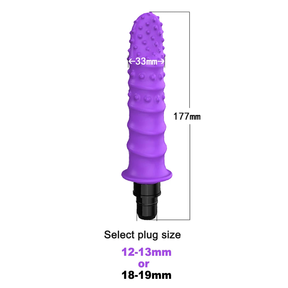 Silicone Massage Gun Head Vibration Message Gun Vibrators for Female Man Fascia Massage Gun Percussion Heads Accesories