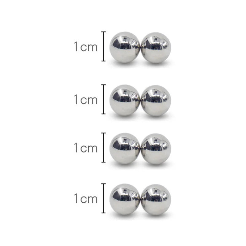 Strong Magnetic Orbs Vagina Clitoris Stimulator Sex Toys For Woman Men Ultra Powerful Magnetic Orbs Bdsm Nipple Clamps Sex Shop